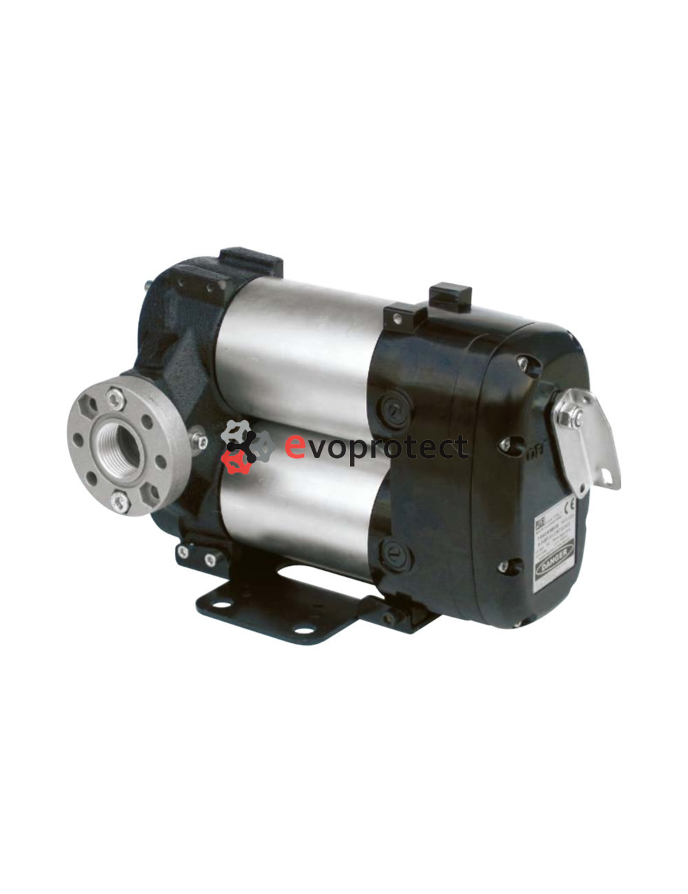 Bomba portátil 12-24v para gasóleo 45L/min MECLUBE BM45 Alimentación  vca/vcc 12v Caudal 45 L/min