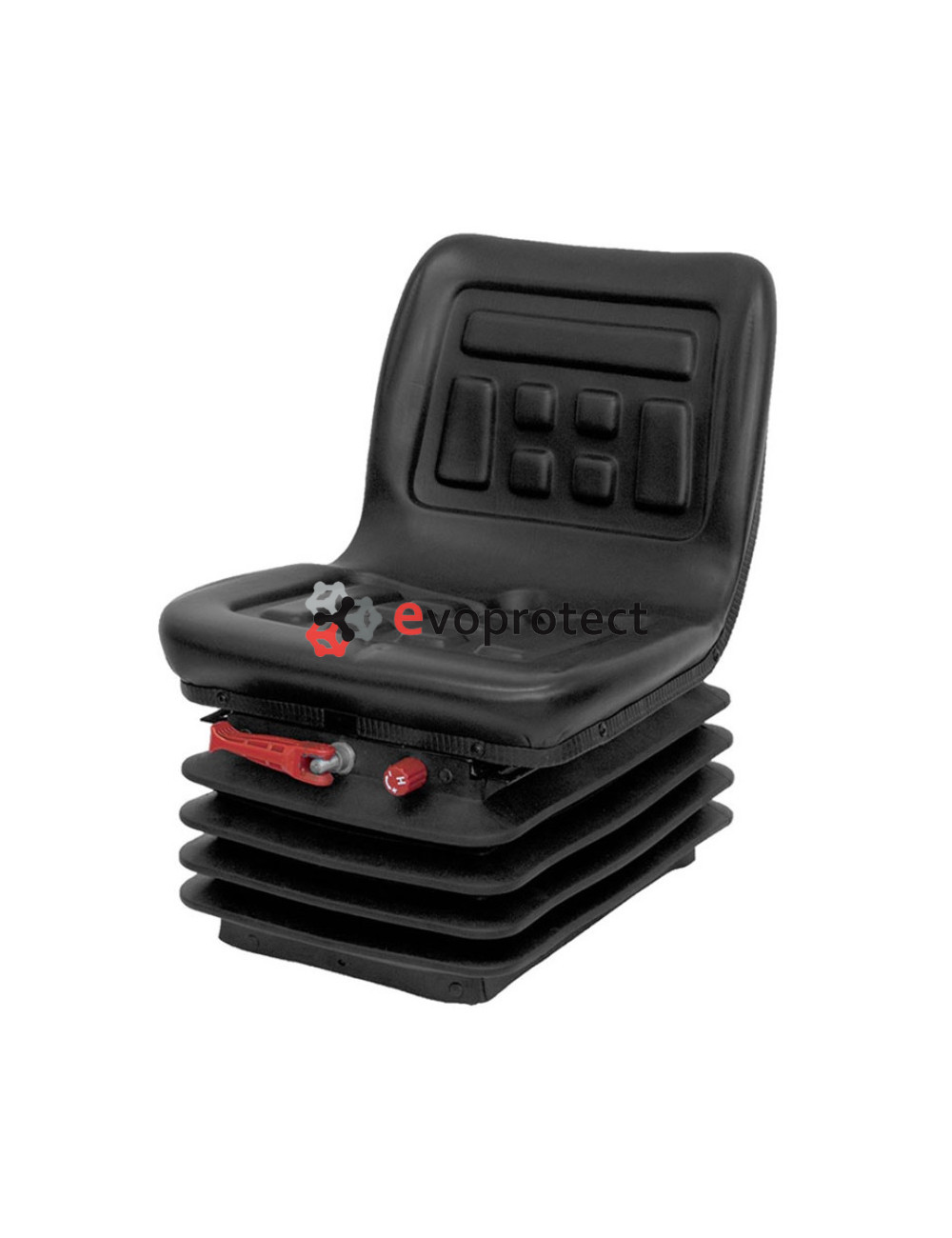 Asiento Tractor PVC negro