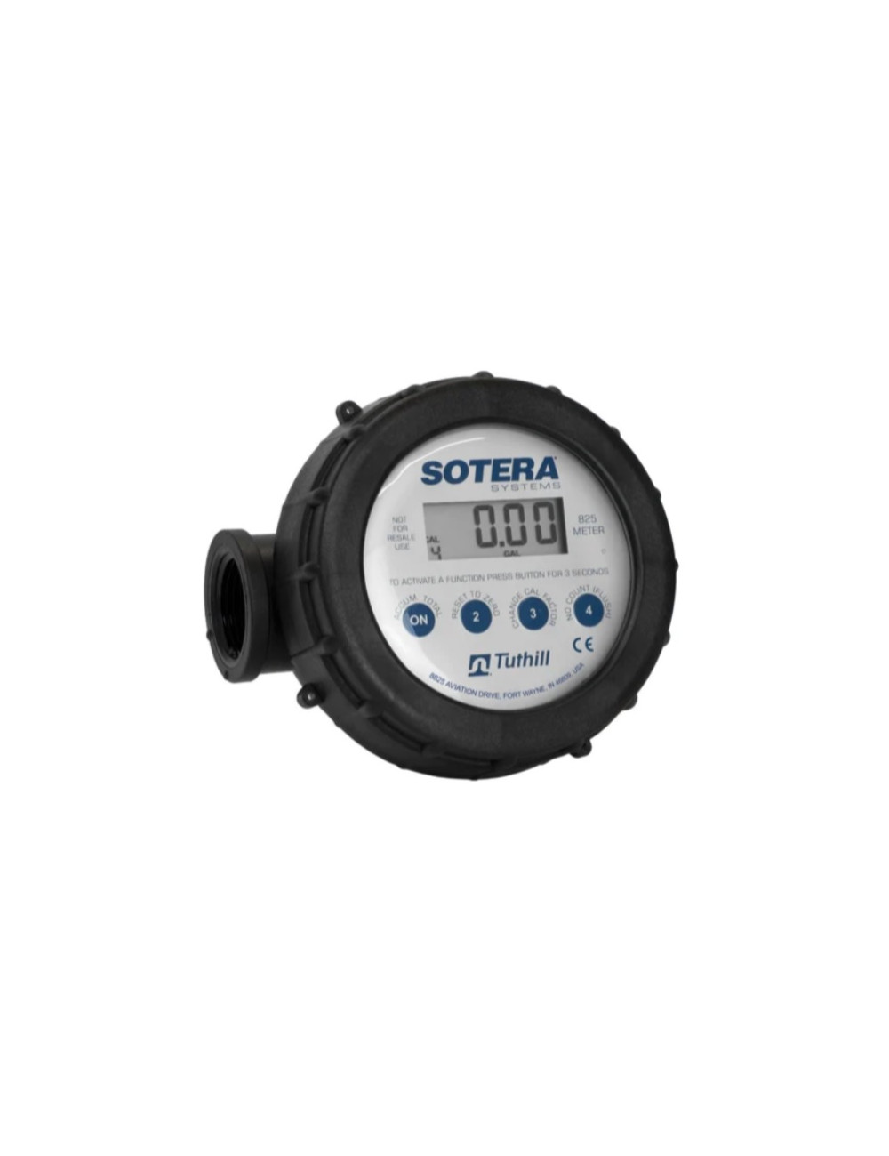Medidor cuenta-litros digital para químicos y agua SOTERA Caudal 75 L/min