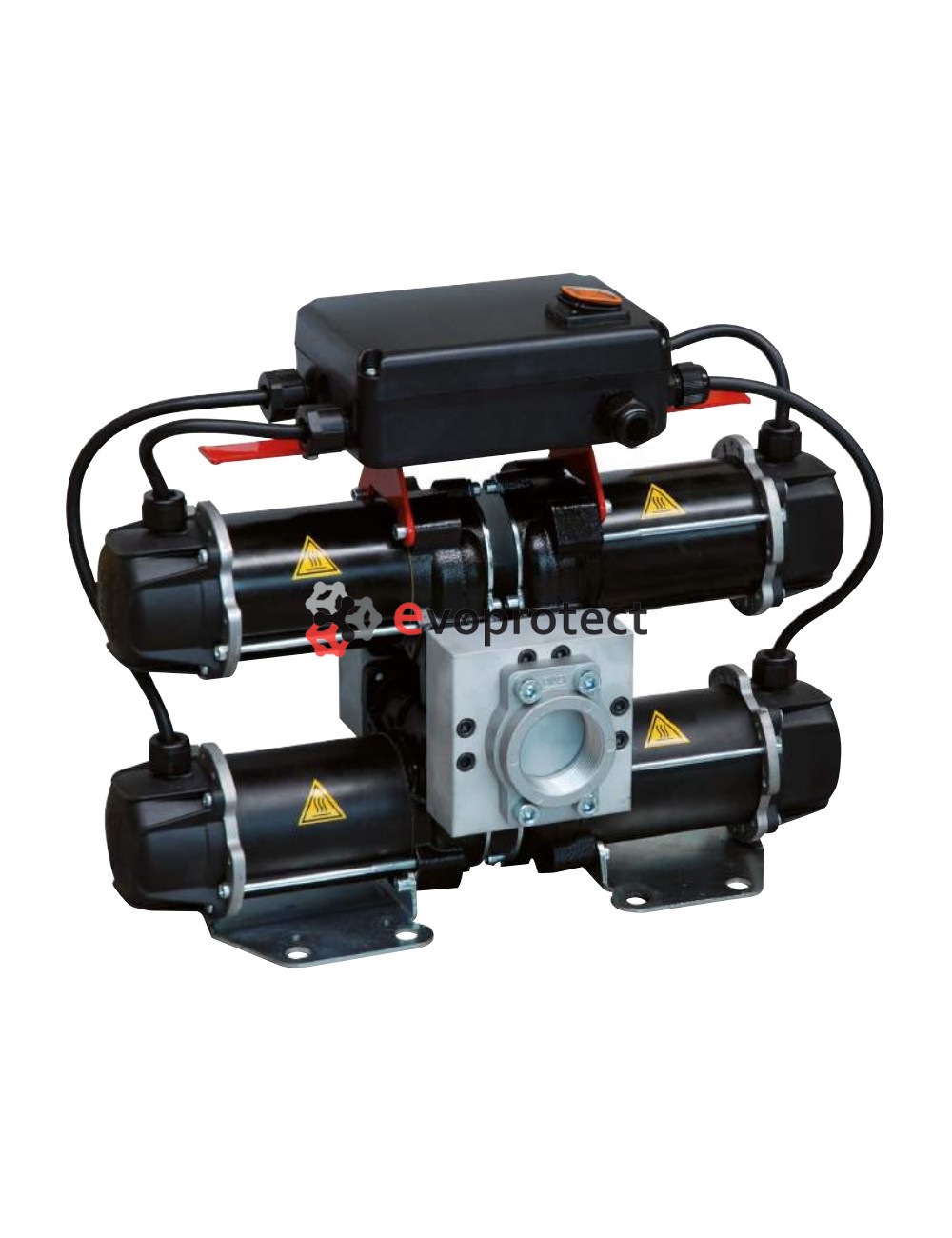 Bomba portátil 12-24v para gasóleo 45L/min MECLUBE BM45 Alimentación  vca/vcc 12v Caudal 45 L/min