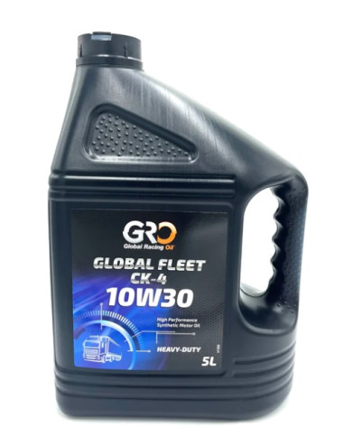 Aceite motor de base sintética para motores diésel pesado equipados con sistemas descontaminantes GRO GLOBAL FLEET CK-4 10W30
