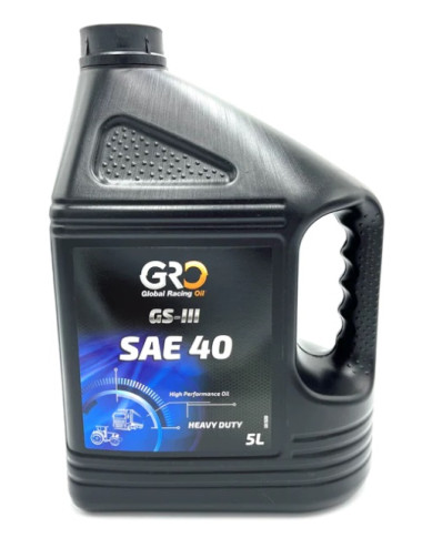 Aceite monogrado para motores diésel turbo comprimidos o de aspiración natural GRO GS III SAE 40