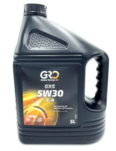 Aceite totalmente sintético para vehículos ligeros GRO GXS 5W30 C-4
