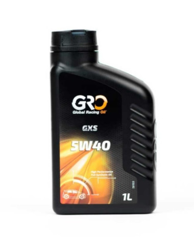 Aceite 100% sintético de altas prestaciones para vehículo ligero GRO GXS 5W40