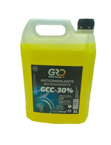 Líquido refrigerante y anticongelante GRO GCC- 30% LONG TIME - AMARILLO