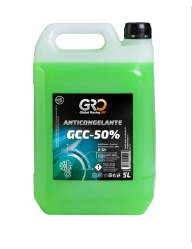 Líquido anticongelante y refrigerante GRO GCC- 50% LONG TIME - VERDE